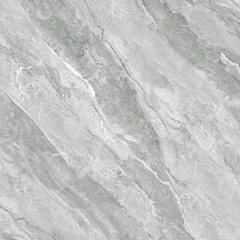 Gạch nền đá bán sứ bóng trắng vân mây xám VG - VZNZT - 80x80