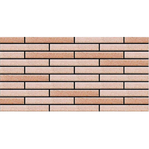 Gạch ốp men mờ trang trí sọc ô vàng cam VN-FMZT - 25x50