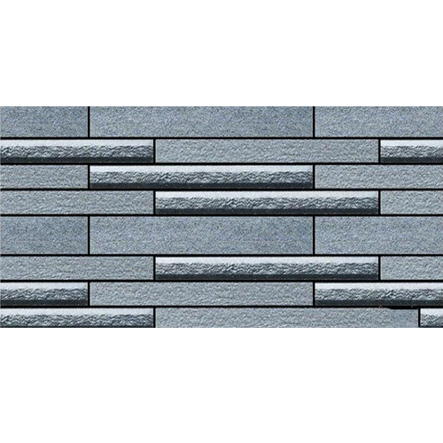 Gạch ốp men mờ trang trí sọc ô xám VN-HHM - 25x50