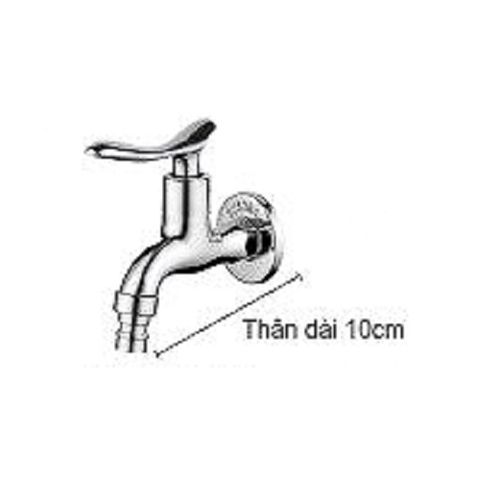  Vòi hồ inox 304 bóng 9628 