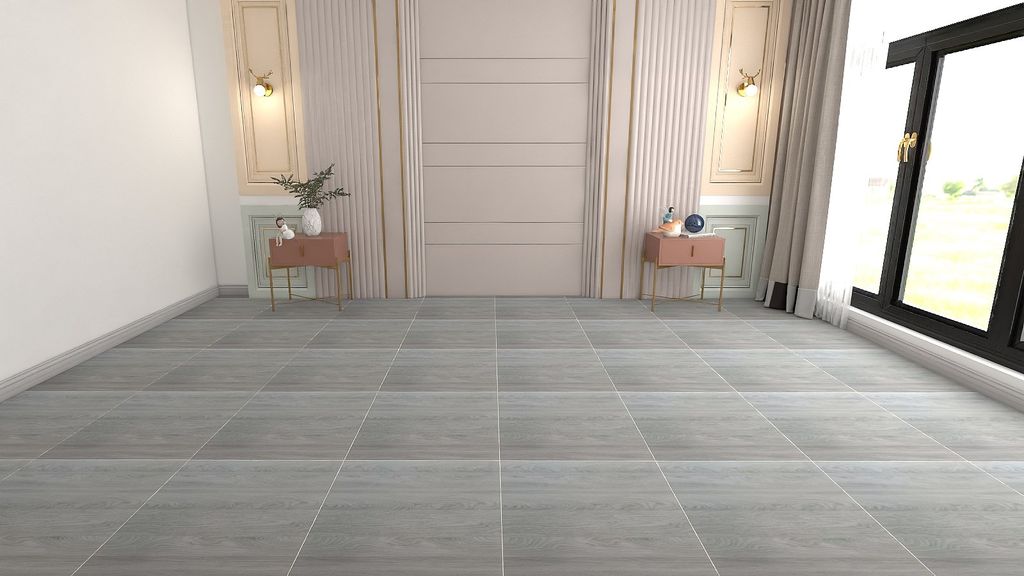 Gạch lát nền men mờ giả gỗ xám xanh VST-NNDZ - 60x60