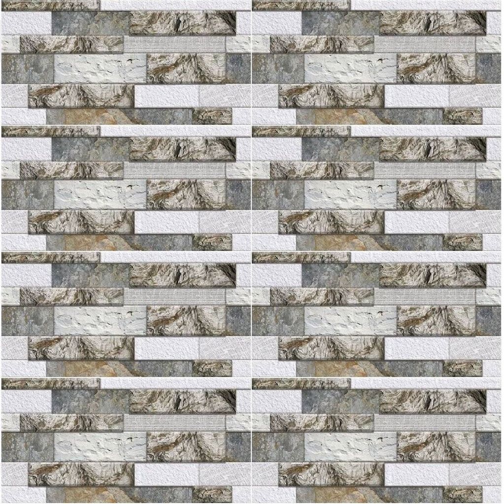 Gạch ốp trang trí men sugar sọc xám VT-FGNMF - 30x60