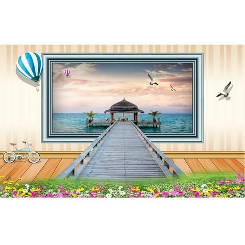  Tranh giấy dán tường WD1027 