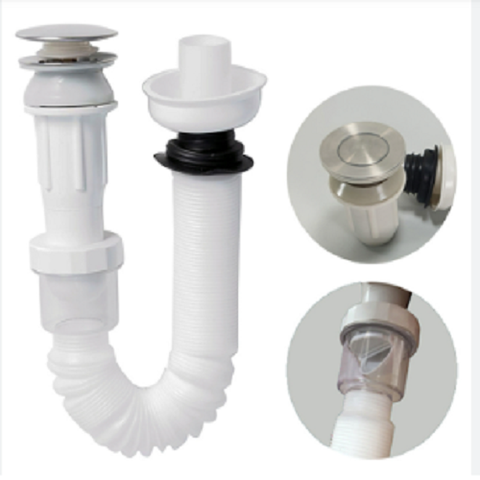  Xả LVB kính nhựa lavabo KBXL27B 