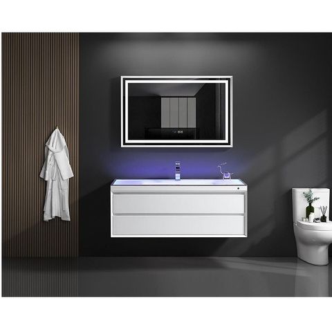  Tủ lavabo treo kèm gương cảm ứng XH-1939A 