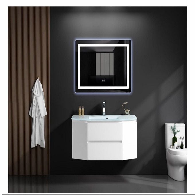Tủ lavabo treo kèm gương cảm ứng XH - 1924