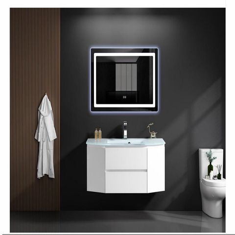  Tủ lavabo treo kèm gương cảm ứng XH - 1924 