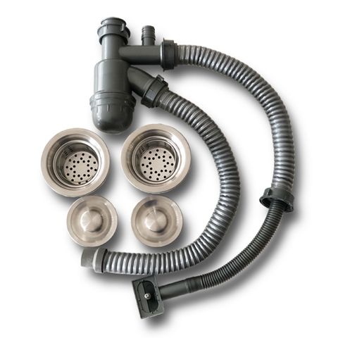  Bộ xả chậu rửa chén 2 hộc 