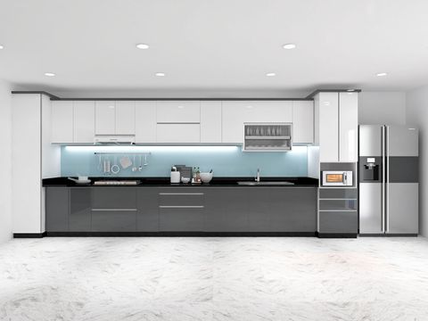  Tủ bếp Nhựa Acrylic 