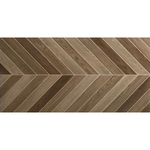  Gạch ốp lát đá mờ giả gỗ dạng xương cá nâu ZDX-NDFDZ - 60x120 