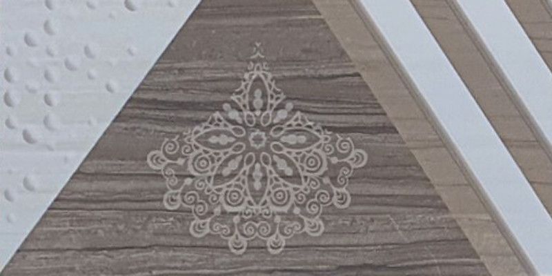 Gạch ốp tường đá bóng kính điểm sọc HVVXD- 40x80