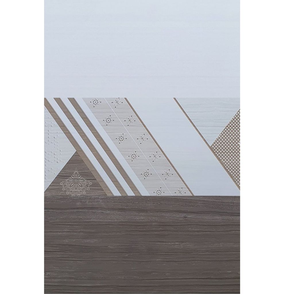 Gạch ốp tường đá bóng kính điểm sọc HVVXD- 40x80