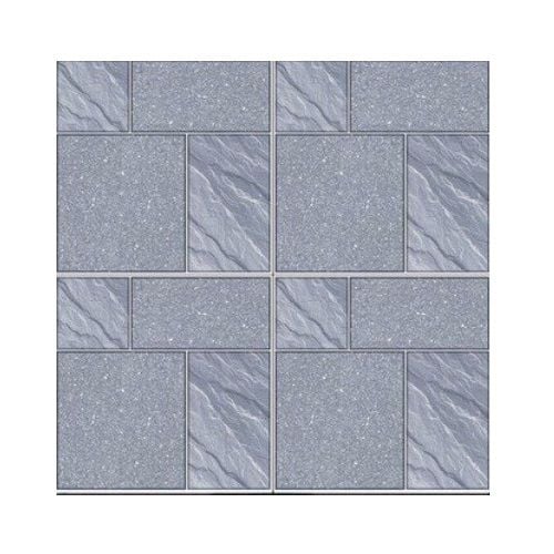 Gạch lát nền sân vườn men mờ hoa văn xám - KSD - MVZH - 50x50