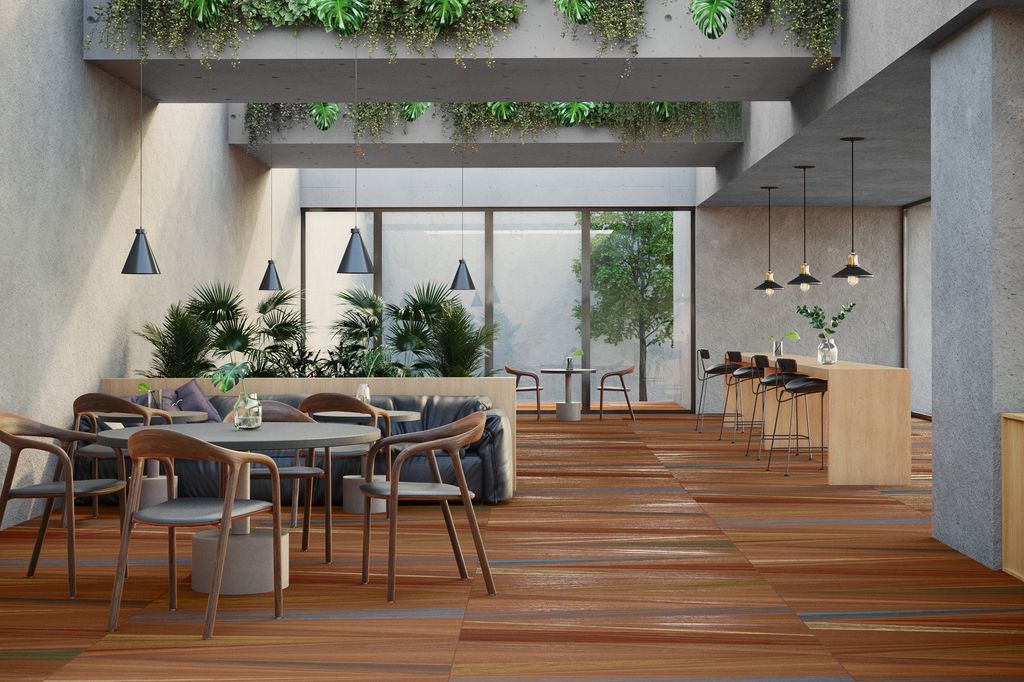 Gạch ốp lát đá mờ hoa văn sọc cam đen EDN-VDNZDN - 80x160