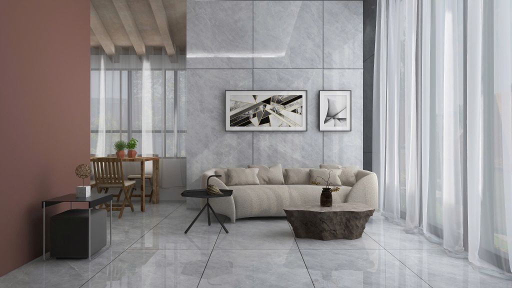 Gạch ốp lát đá bóng kính vân mây xám AF-DZVN.VZFT - 80x160