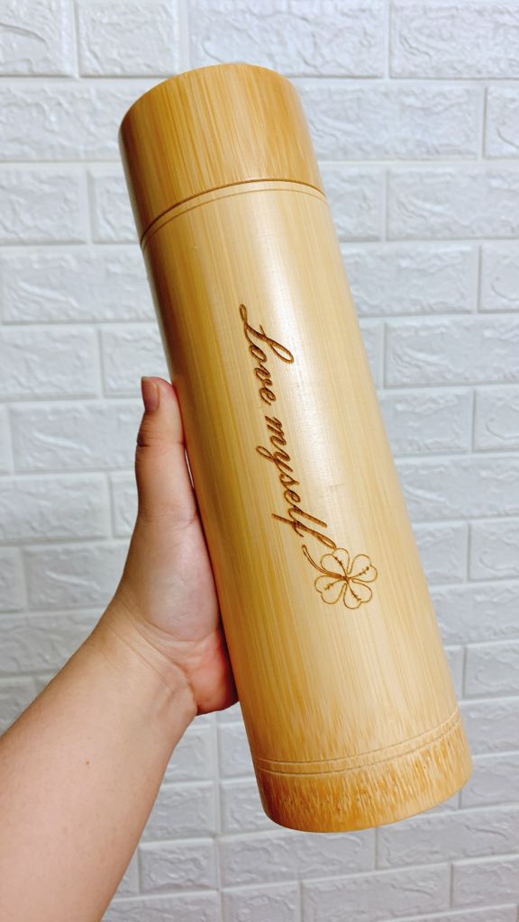 Bamboo Thermos Flask