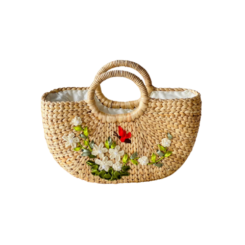 Water Hyacinth Medium Handbag