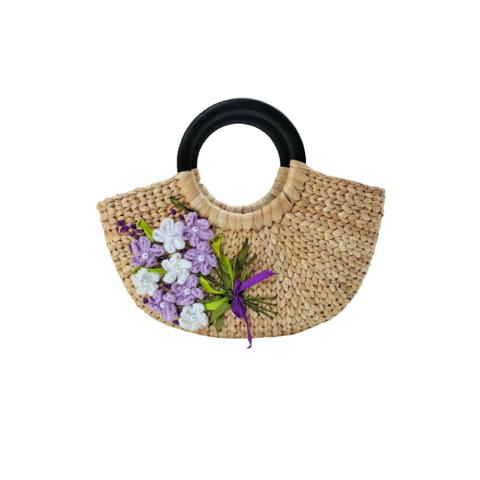 Water Hyacinth Beach Handbag