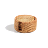 Rattan Coasters Set