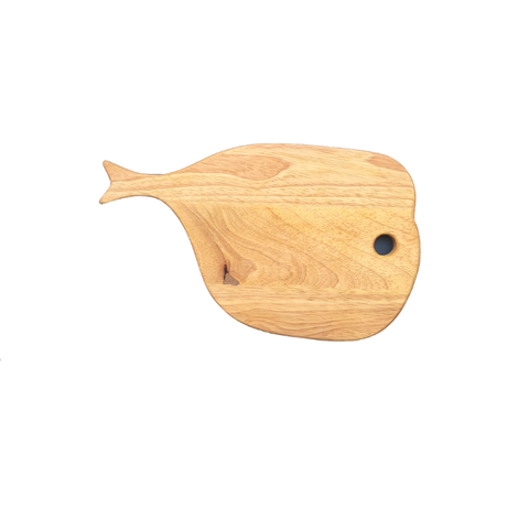 Rubber Wood Chopping Boad (Fish)