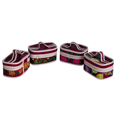 Seagrass Cosmetic Bag (Red)