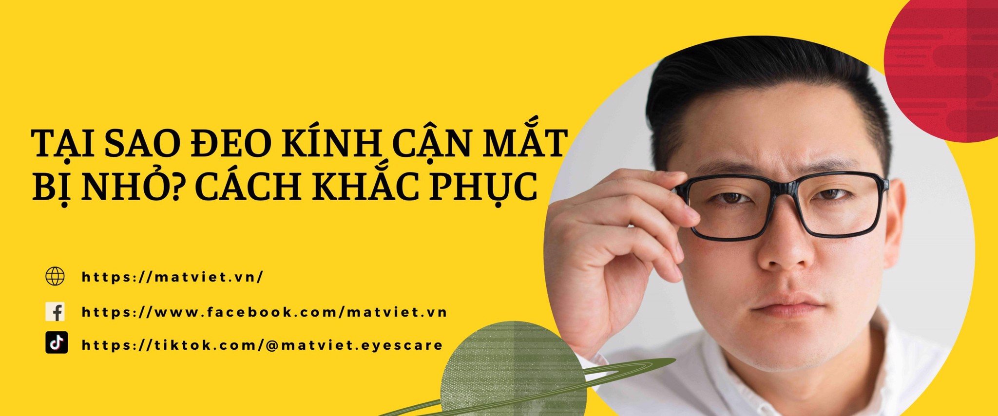 tại sao đeo kính cận mắt bị nhỏ