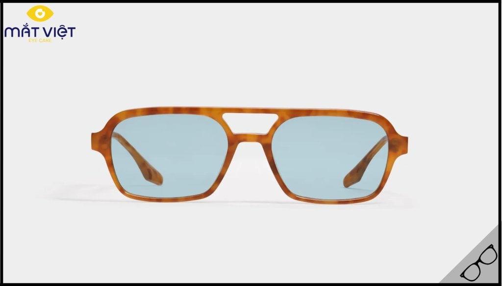 Mắt kính Gentle Monster Brown Kings L1 Aviator-style Sunglasses