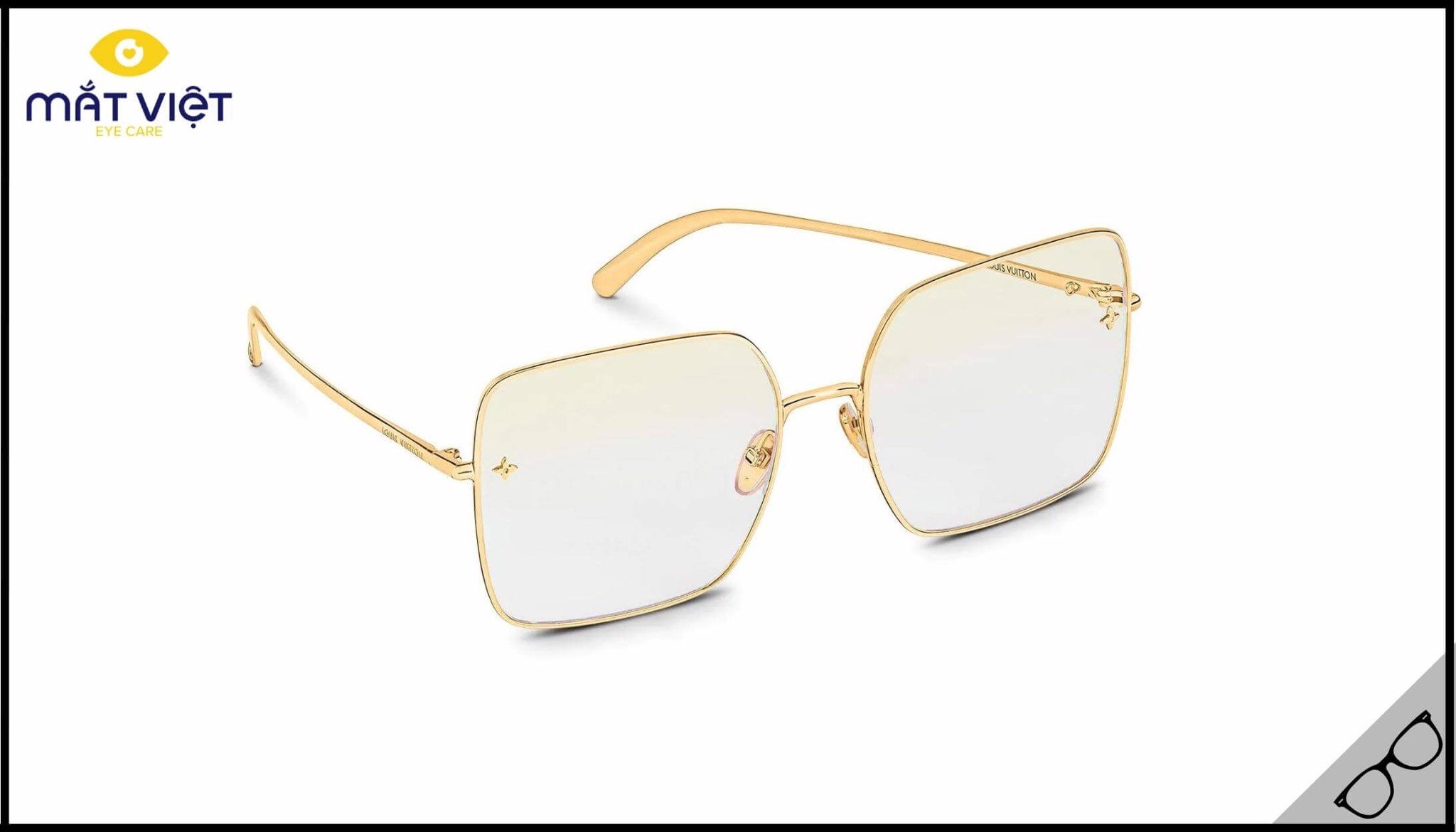 Kính mắt Louis Vuitton Charm Square Kính mắt Louis Vuitton Charm Square