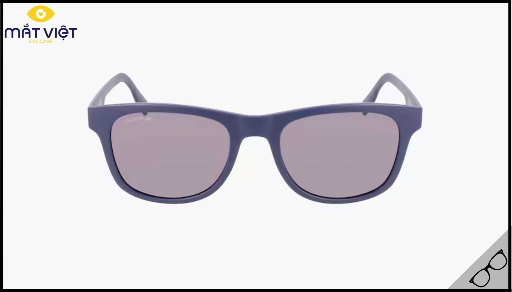 Kính râm Lacoste Unisex Rectangle Color Block Matte Black Kính râm Lacoste Unisex Rectangle Color Block Matte Black