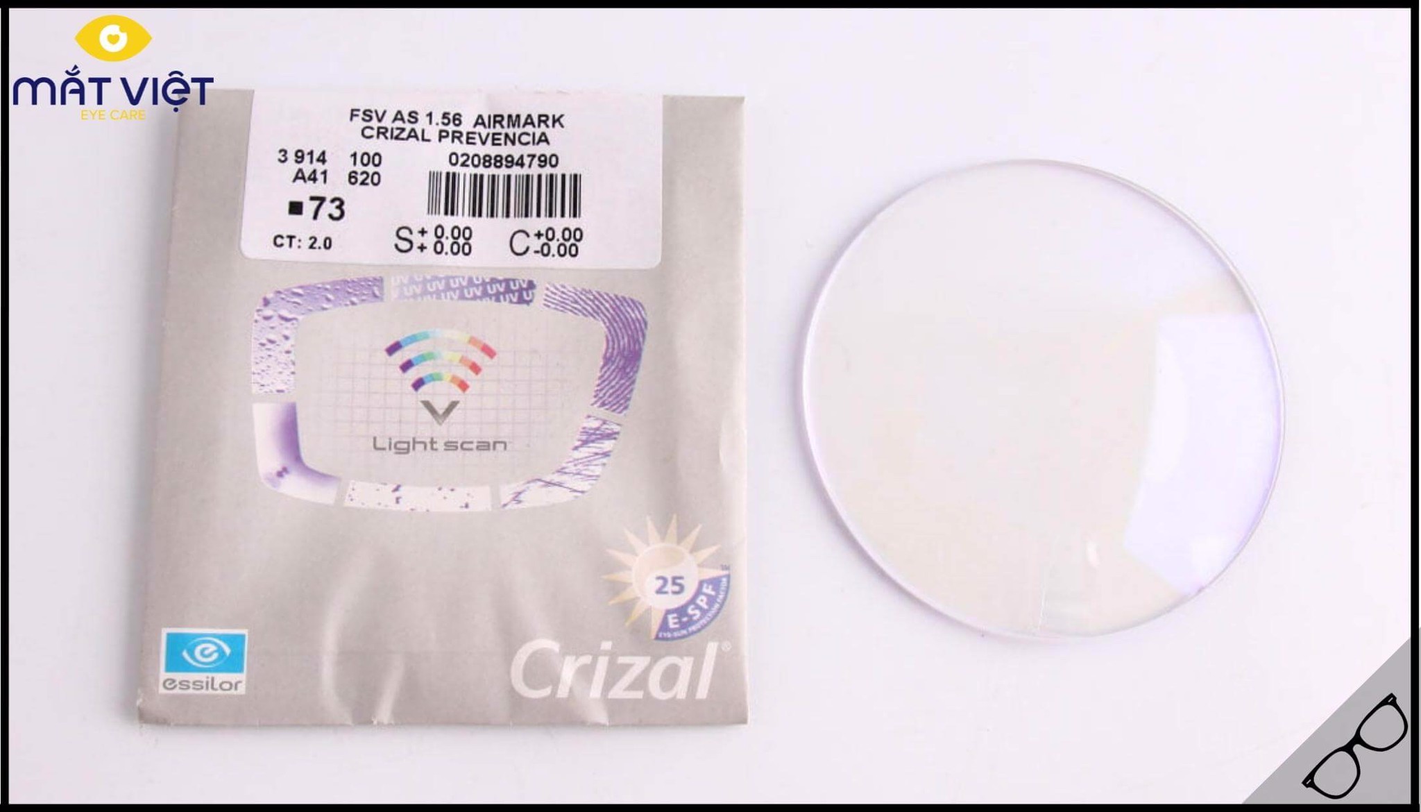 Sản phẩm tròng kính Essilor có tem bảo hành chính hãng Sản phẩm tròng kính Essilor có tem bảo hành chính hãng