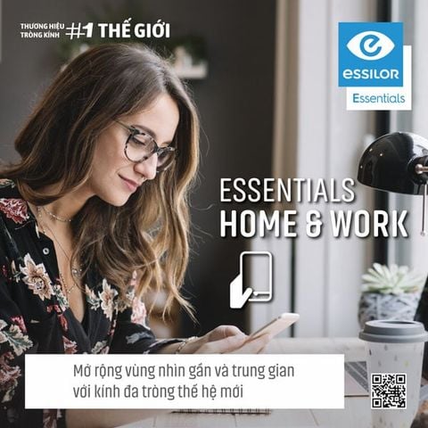 Tròng kính Essentials Home&Work - Váng phủ Max AZ