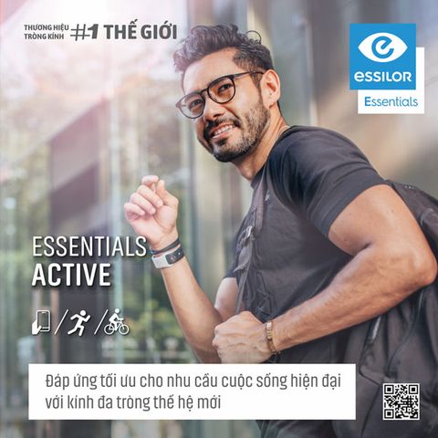 Tròng kính Essentials Active - Váng phủ Max AZ