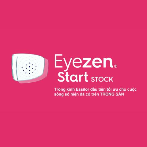 Tròng kính Eyezen Start Stock - Váng phủ Crizal Sapphire HR - Thư giãn và bảo vệ mắt