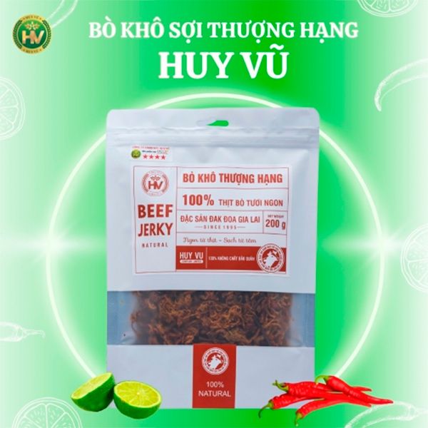  [Gia Lai] Bò khô Huy Vũ 