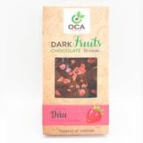  [Bà Rịa - Vũng Tàu] Socola đen 62% phối trái cây – Cam sấy (Thanh 55gr) 