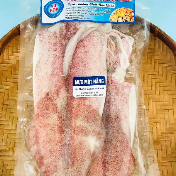  [Bà Rịa - Vũng Tàu] Mực 1 nắng (2-3 con/500gr) 