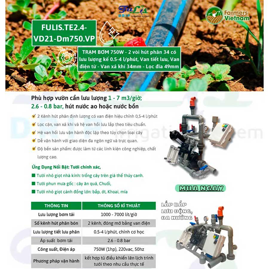  Z [TE 2.4] Trạm Bơm Tưới Nông Nghiệp Hút Phân Định Lượng 1 - 10 HP - Giải Pháp Tưới Tiêu Tự Động Tối Ưu Cho Nông Nghiệp Sinh Thái 