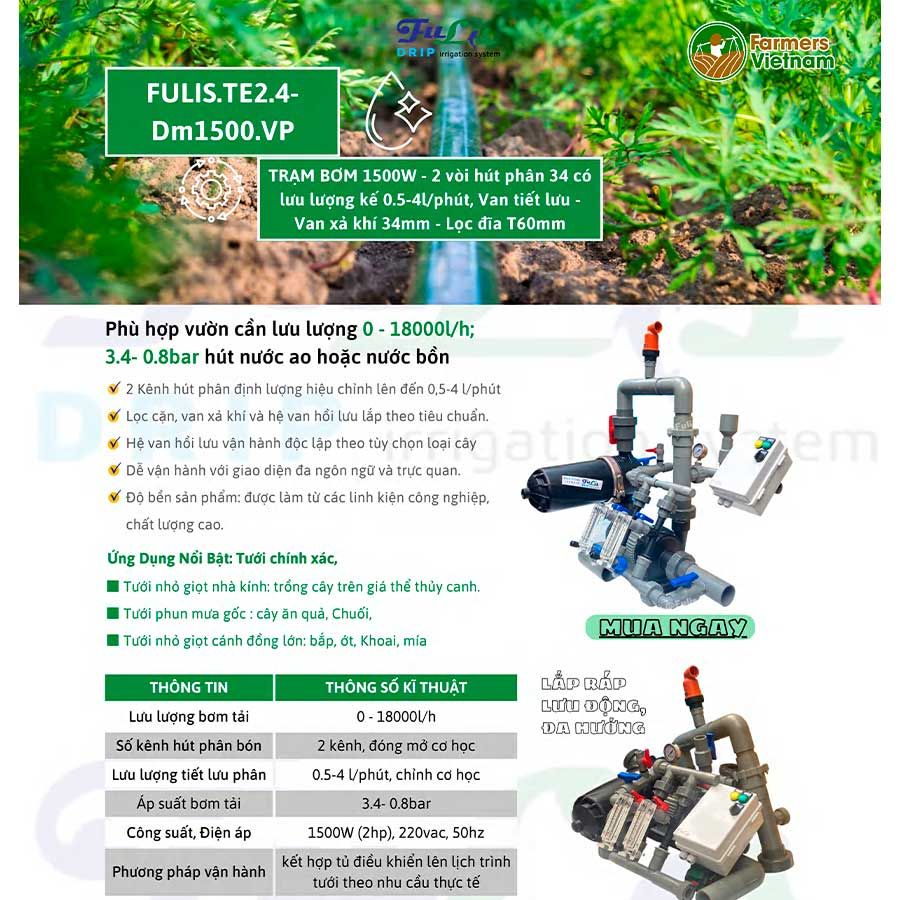  Z [TE 2.4] Trạm Bơm Tưới Nông Nghiệp Hút Phân Định Lượng 1 - 10 HP - Giải Pháp Tưới Tiêu Tự Động Tối Ưu Cho Nông Nghiệp Sinh Thái 