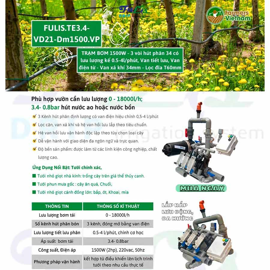  Z [TE 3.4] Trạm Bơm Tưới Nông Nghiệp Hút Phân Định Lượng 1 - 10 HP - Giải Pháp Tưới Tiêu Tự Động Tối Ưu Cho Nông Nghiệp Sinh Thái 