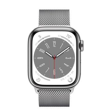 Apple Watch Series 8 45mm 4G viền thép dây thép | Chính hãng VN/A