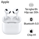 Tai nghe Bluetooth Apple AirPods 3 2022 Sạc Có Dây | Chính hãng Apple Việt Nam