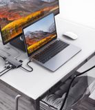 CỔNG CHUYỂN HYPERDRIVE POWER 9-IN-1 USB-C HUB FOR IPAD, MACBOOK, SURFACE, ULTRABOOK, CHROMEBOOK PC & USB-C DEVICES