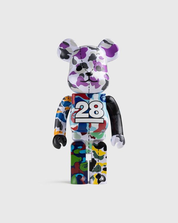  Bearbrick Bape ® Camo 28th Anniversary Multi #1 400% Đồ Chơi Mô Hình Cao Cấp 