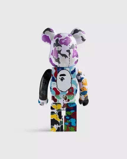  Bearbrick Bape ® Camo 28th Anniversary Multi #1 400% Đồ Chơi Mô Hình Cao Cấp 