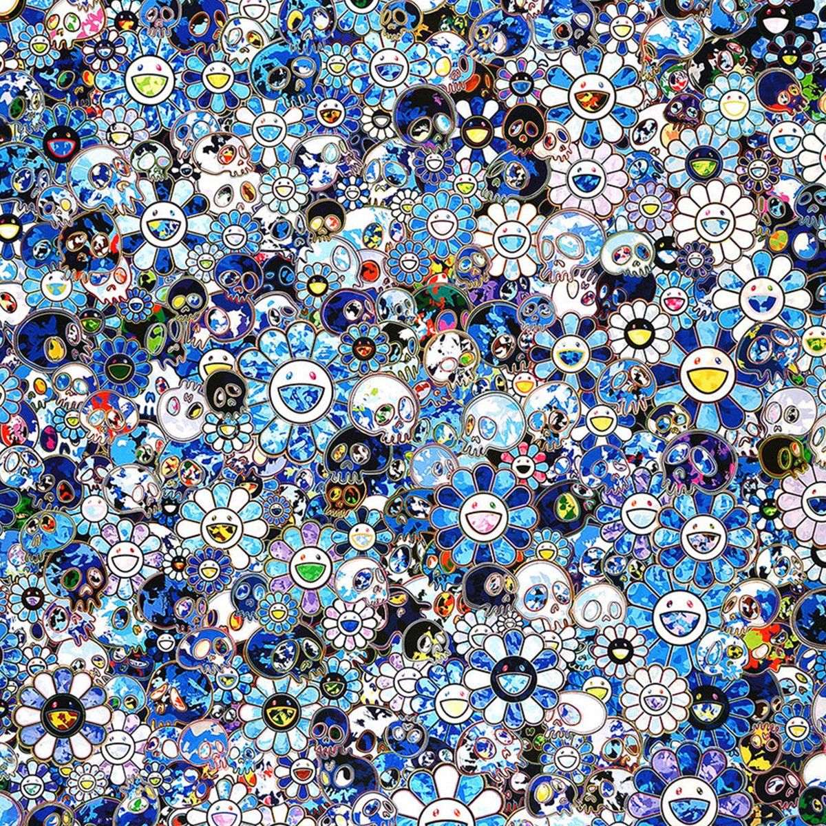  Takashi Murakami Zero One (32/300) Tranh Nghệ Thuật 