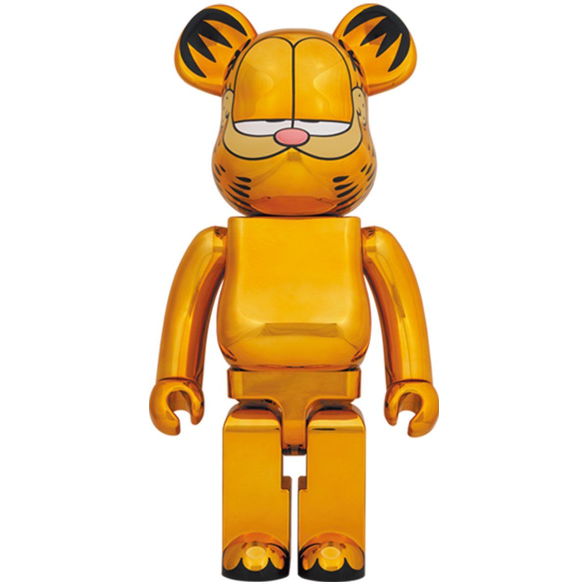  Bearbrick Garfield Size 1000% Đồ Chơi Mô Hình Cao Cấp Phiên Bản Gold Chrome Chính Hãng 