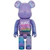  Bearbrick Mẫu X-Girl Clear Purple Size 1000% Đồ Chơi Mô Hình Cao Cấp Chính Hãng 