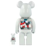  Bearbrick PiL Chrome 100% & 400% Đồ Chơi Mô Hình Cao Cấp 