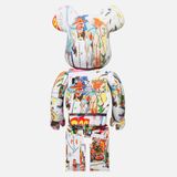  Bearbrick Andy Warhol x JEAN-MICHEL BASQUIAT #4 Đồ Chơi Mô Hình Cao Cấp Size 1000% Chính Hãng 