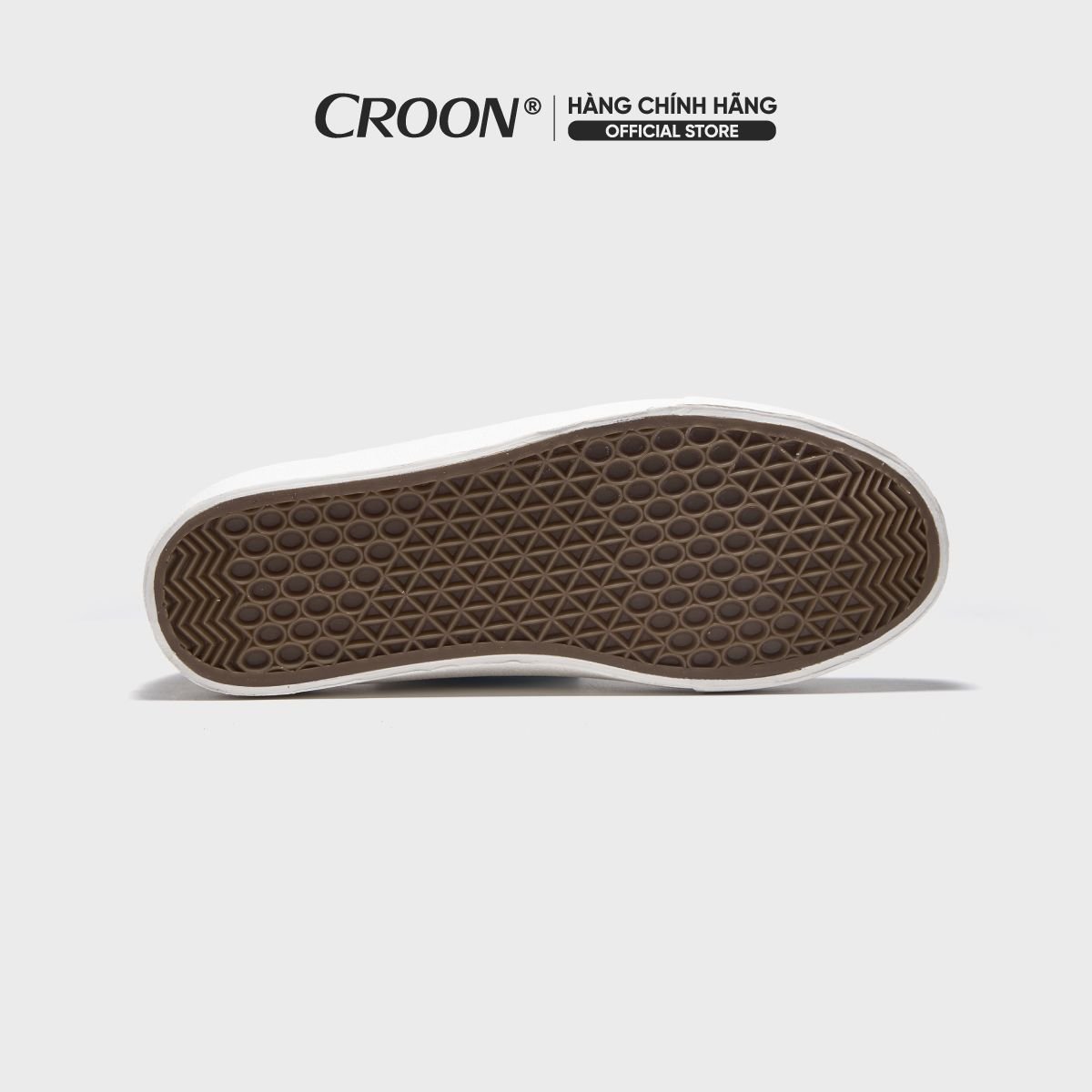  [CHÍNH HÃNG] Giày Sneaker CROON CR16 Unisex - Màu Trắng 